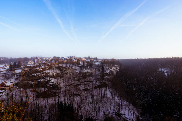 old town on a top of a mountain