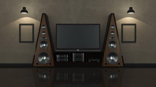 istock Modern living room home cinema 662190810