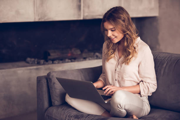 istock Beautiful girl at home 662191656