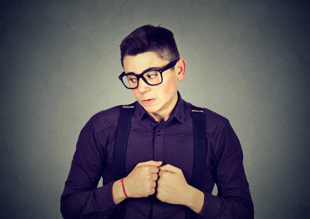 istock Portrait young man in unpleasant awkward situation 662209774
