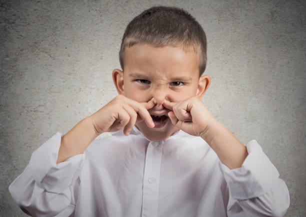 istock Closeup portrait child boy with disgust on face 662267606