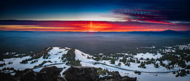 istock The Burning Clouds at Crater Lake 662277036
