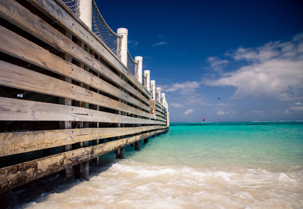 istock wharf on Caribbean sea 662307848