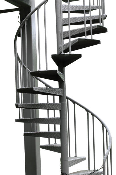 istock Metal Spiral Stairs 662372146
