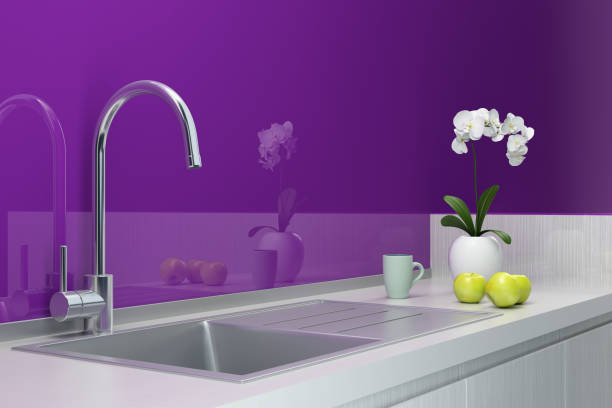 istock Modern contemporary and minimalist kitchen 662380858