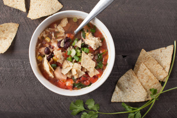 istock Homemade Taco Soup above shot 662402508