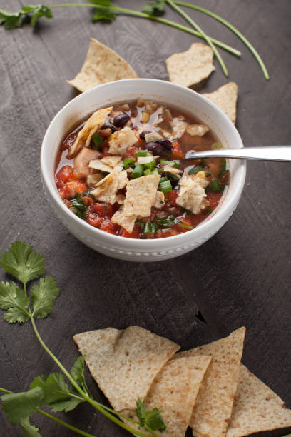 istock Homemade Taco Soup somewhat distant shot 662403032