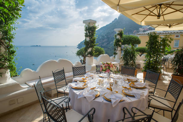 Amalfi coast: Positano Amalfi, Amalfi Coast, Campania, Italy, Naples - Italy amalfi food stock pictures, royalty-free photos & images