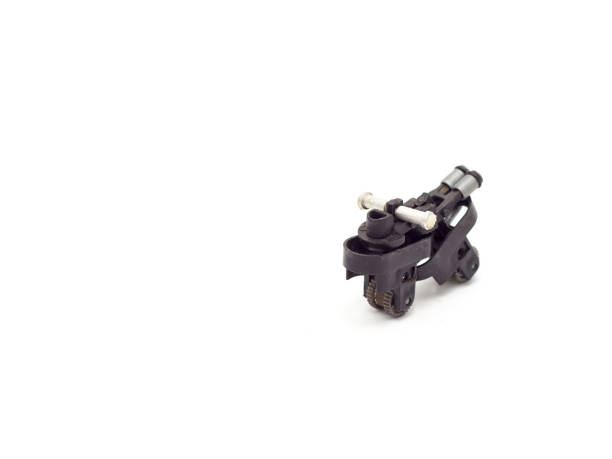 istock motorcycle toy made from lighter on white background 662541378