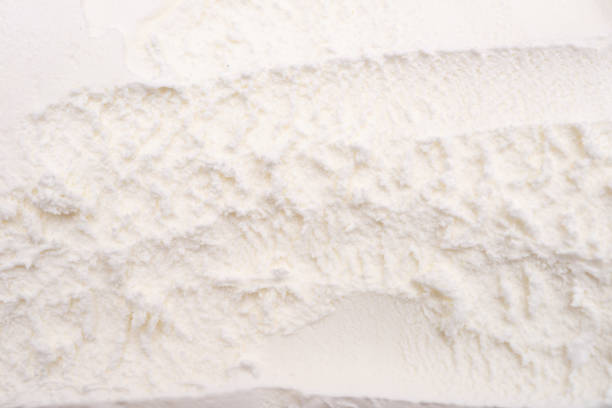 アイスクリーム色の背景 - バニラアイスクリーム ストックフォトと画像