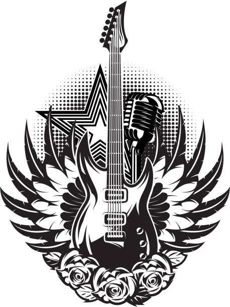 Guitar Tattoo Illustrations, Royalty-Free Vector Graphics & Clip Art -  iStock