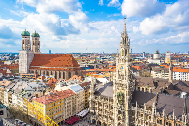 istock Marienplatz town hall in Munich, Germany 662705660