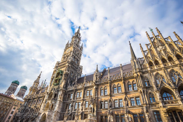 istock Marienplatz town hall in Munich, Germany 662707270