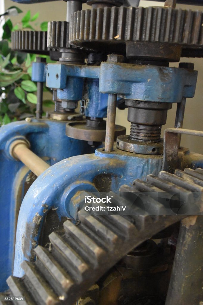 Simple Old Machine Old Machine Stock Photo - Download Image Now - Accuracy, Beginnings ...