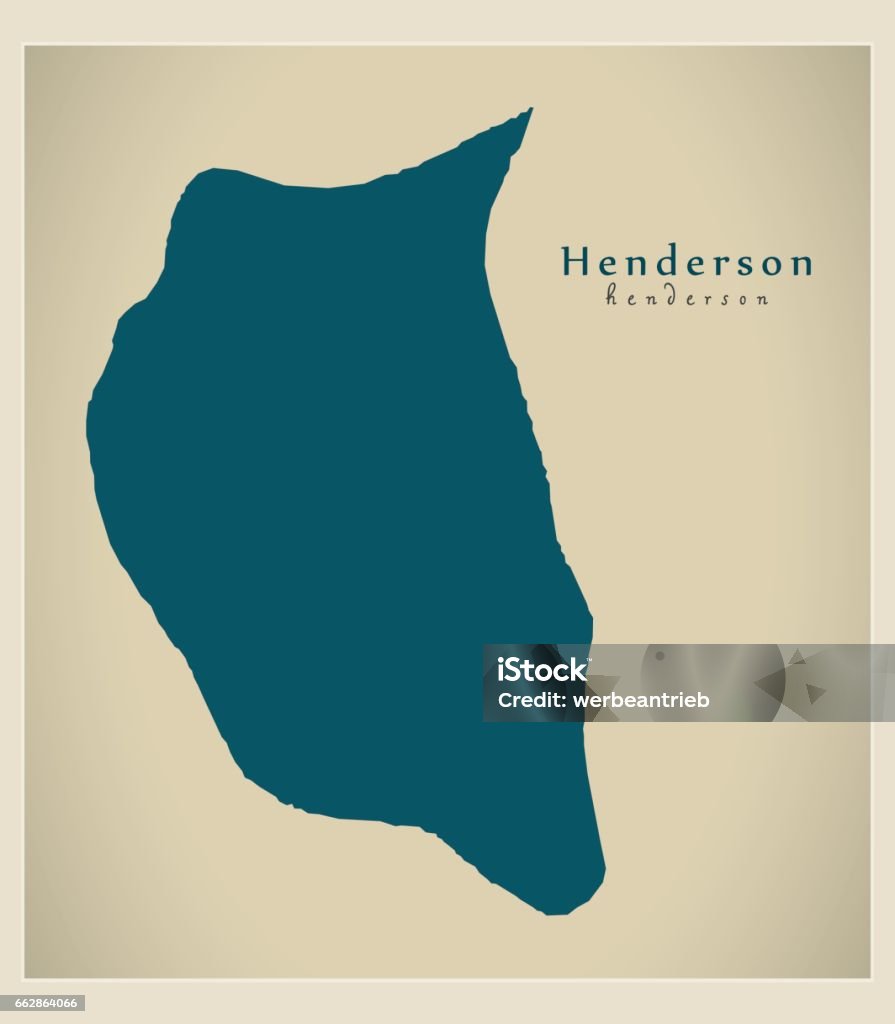 Henderson Indianamap Modern Map Henderson Pn Stock Illustration - Download Image Now ...