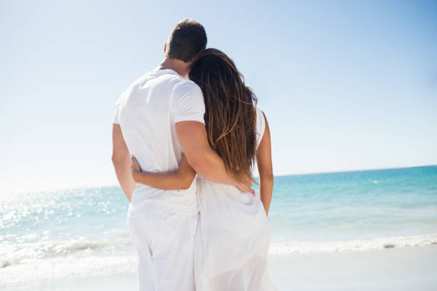 istock Cute couple embracing 662881760