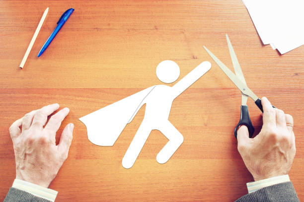istock Businessman dreaming to be a super hero 662955276