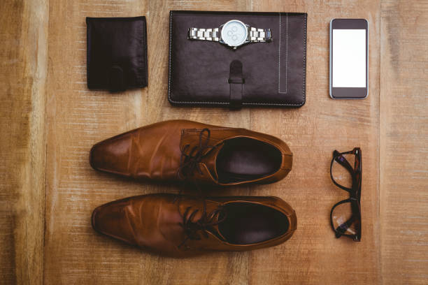 istock View of stuff for a businessman 663014354