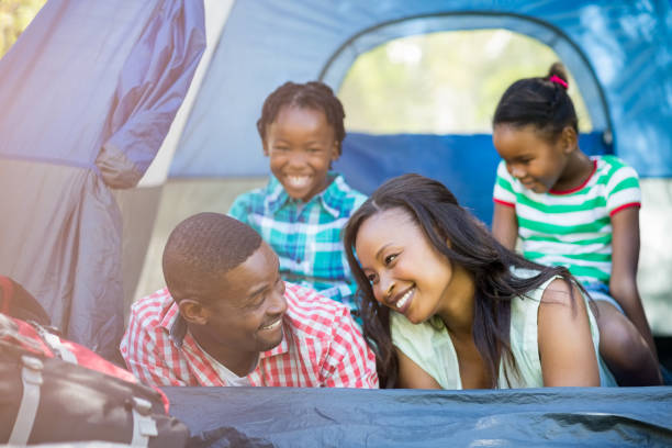istock Happy family smiling 663032098