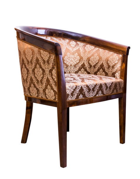 istock Vintage Chair isolated on white background 663033958