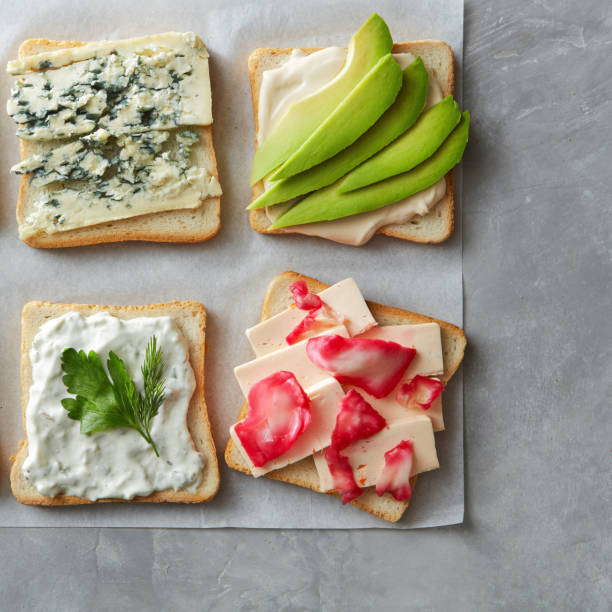 istock Tasty toasts with cheese 663044118