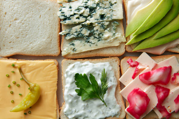 istock Tasty toasts with cheese 663044370