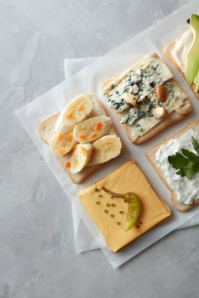 istock Different kinds of sandwiches 663044518