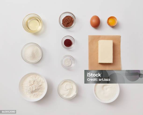 Ingredients For Baking Or Cooking Stock Photo - Download Image Now - Top - Garment, Ingredient, Scenics - Nature