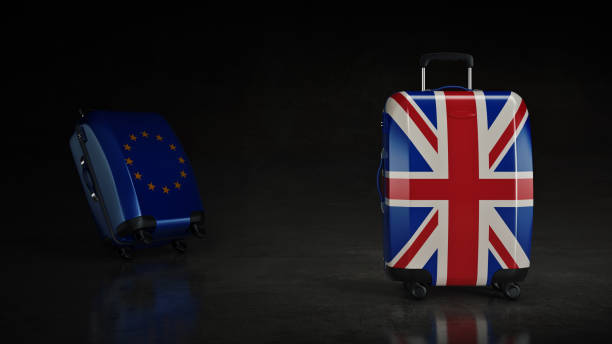 istock European Union and British. concept brexit. 663074480