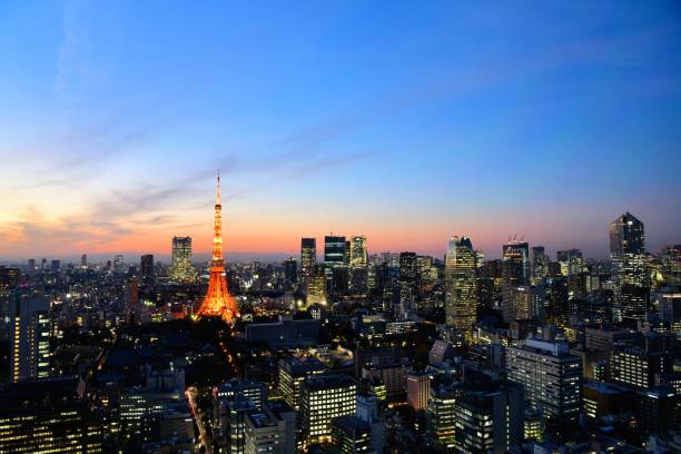 Tokyo Scenery of Tokyo 街 stock pictures, royalty-free photos & images