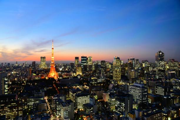 Tokyo Scenery of Tokyo 街 stock pictures, royalty-free photos & images