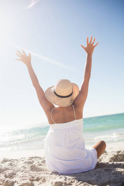 istock Happy woman having fun 663259438