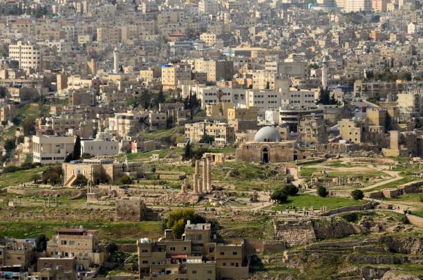 istock Views from East Amman, Jordan 663262530