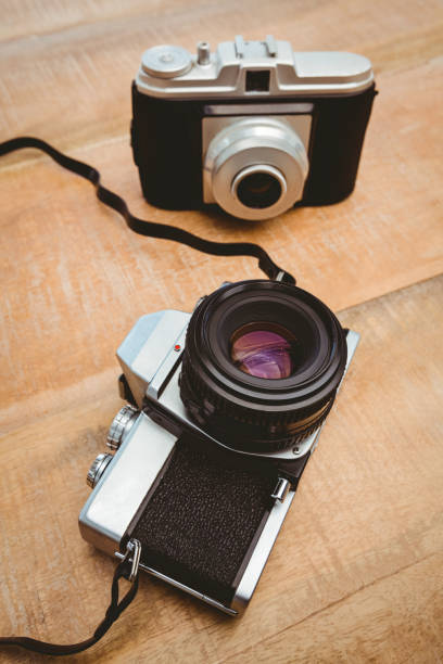 istock View of two old cameras 663304260