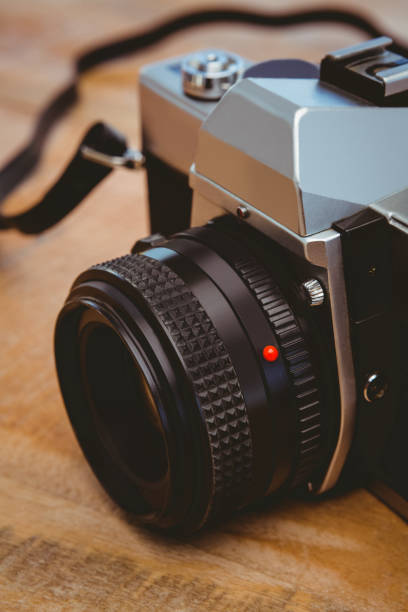 istock View of an old camera 663311758