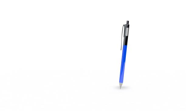 istock Background of ballpoint pen ,3d render 663313202