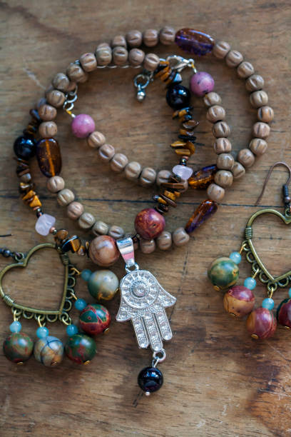 istock Beautiful bohemian jewelry 663390620