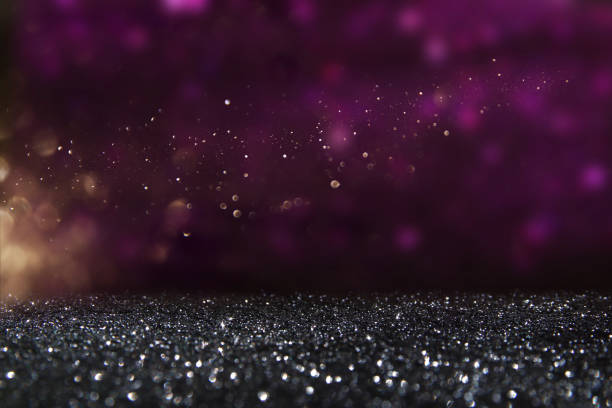 istock glitter vintage lights background. de-focused 663403760