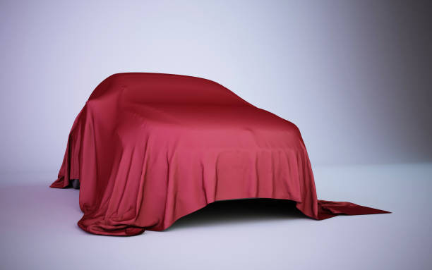 istock car covered with red velvet 663412076