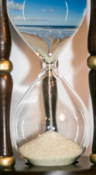istock Time is Running Out Concept - Hourglass- Sand Timer 663413154