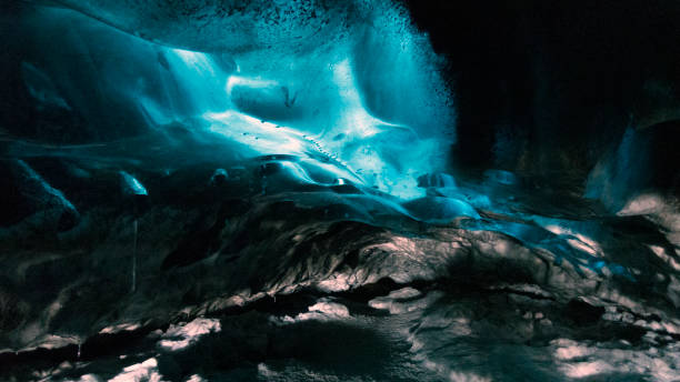istock Crystal cave - Inside the ice cave 663421354