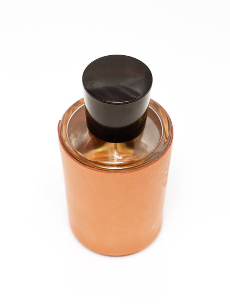 istock bottle of perfume isolated on a white 663433936