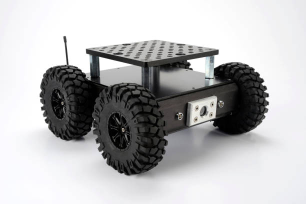 istock Off-Road Robot Platforms with Video Cameras 663435198