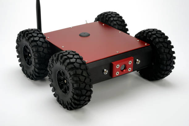 istock Off-Road Robot Platforms with Video Cameras 663439632
