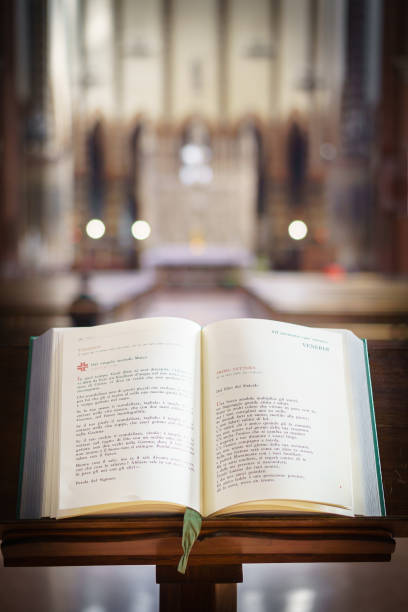 istock Missal in a church 663448300