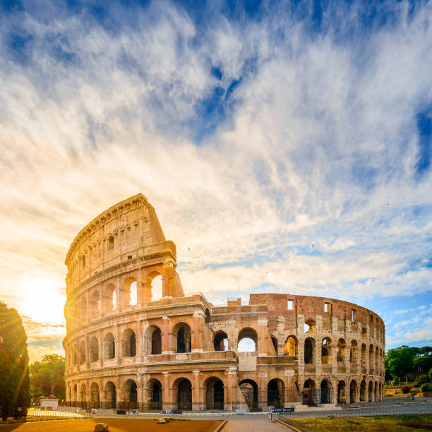 istock Colosseum at sunrise, Rome 663450984