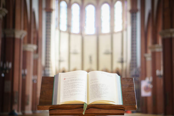 istock Missal in a church 663451384