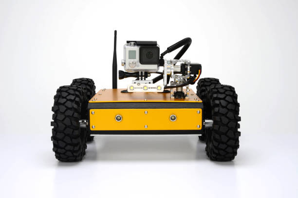 istock Off-Road Robot Platforms with Video Cameras 663454298