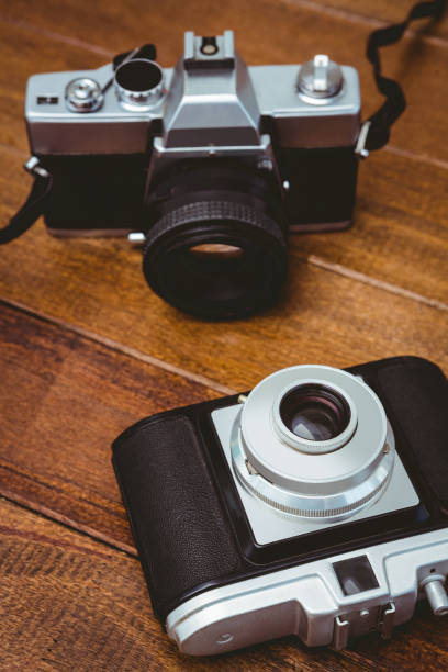 istock View of two old cameras 663482938