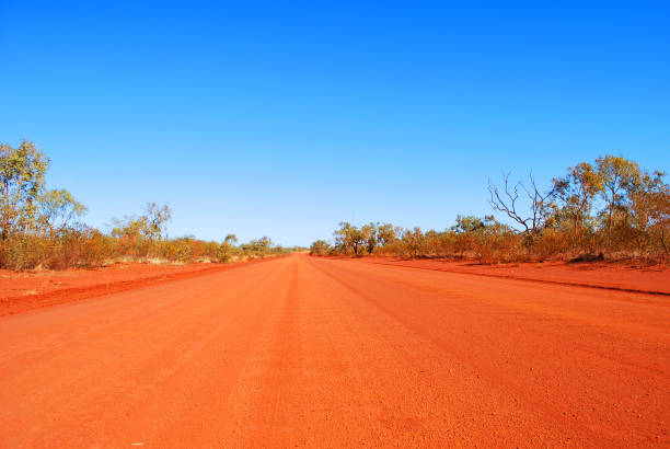 istock Red center, road outback, bush in Northern Territory, Australia. 663543254